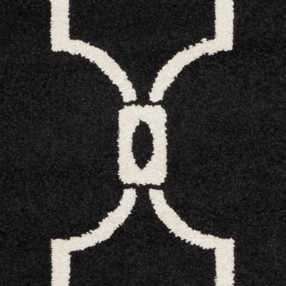AMHERST, ANTHRACITE / IVORY, 7' X 7' Round, Area Rug, AMT414G-7R