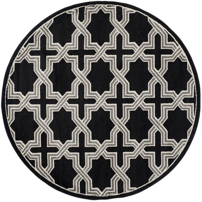 AMHERST, ANTHRACITE / GREY, 7' X 7' Round, Area Rug