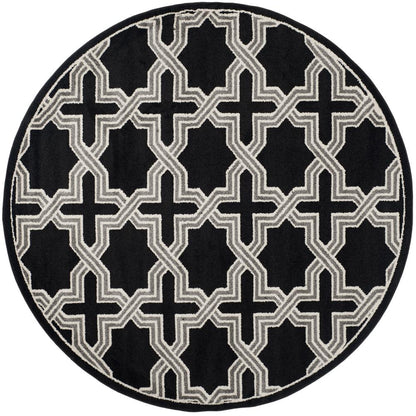 AMHERST, ANTHRACITE / GREY, 7' X 7' Round, Area Rug