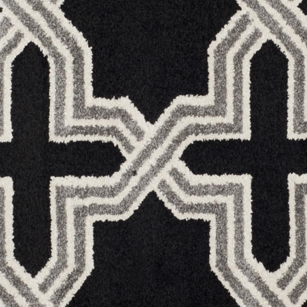AMHERST, ANTHRACITE / GREY, 7' X 7' Round, Area Rug