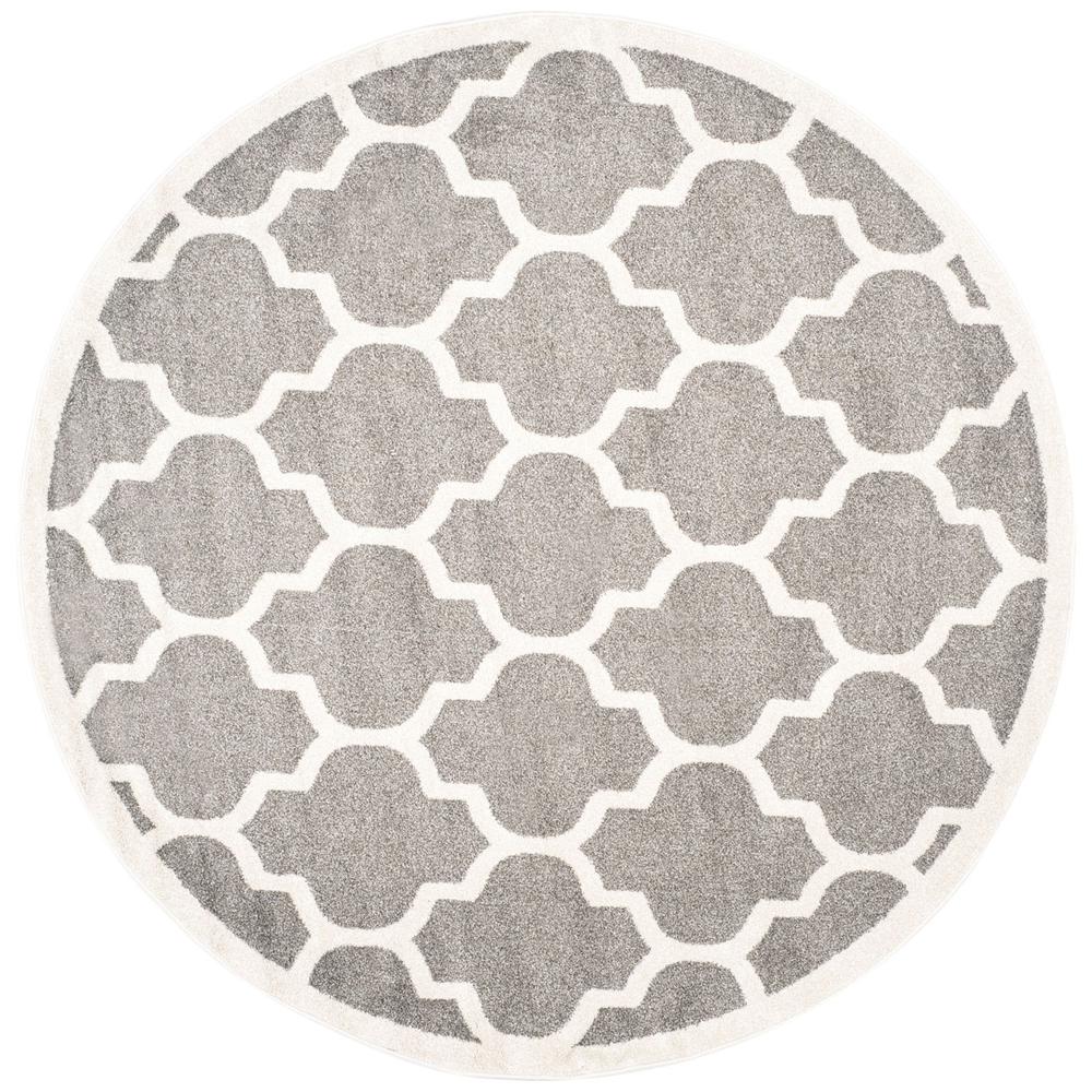 AMHERST, DARK GREY / BEIGE, 5' X 5' Round, Area Rug, AMT420R-5R