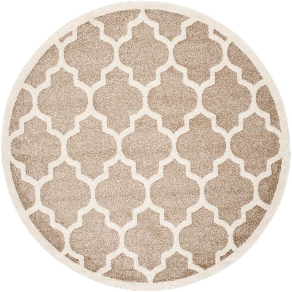 AMHERST, WHEAT / BEIGE, 7' X 7' Round, Area Rug, AMT420S-7R
