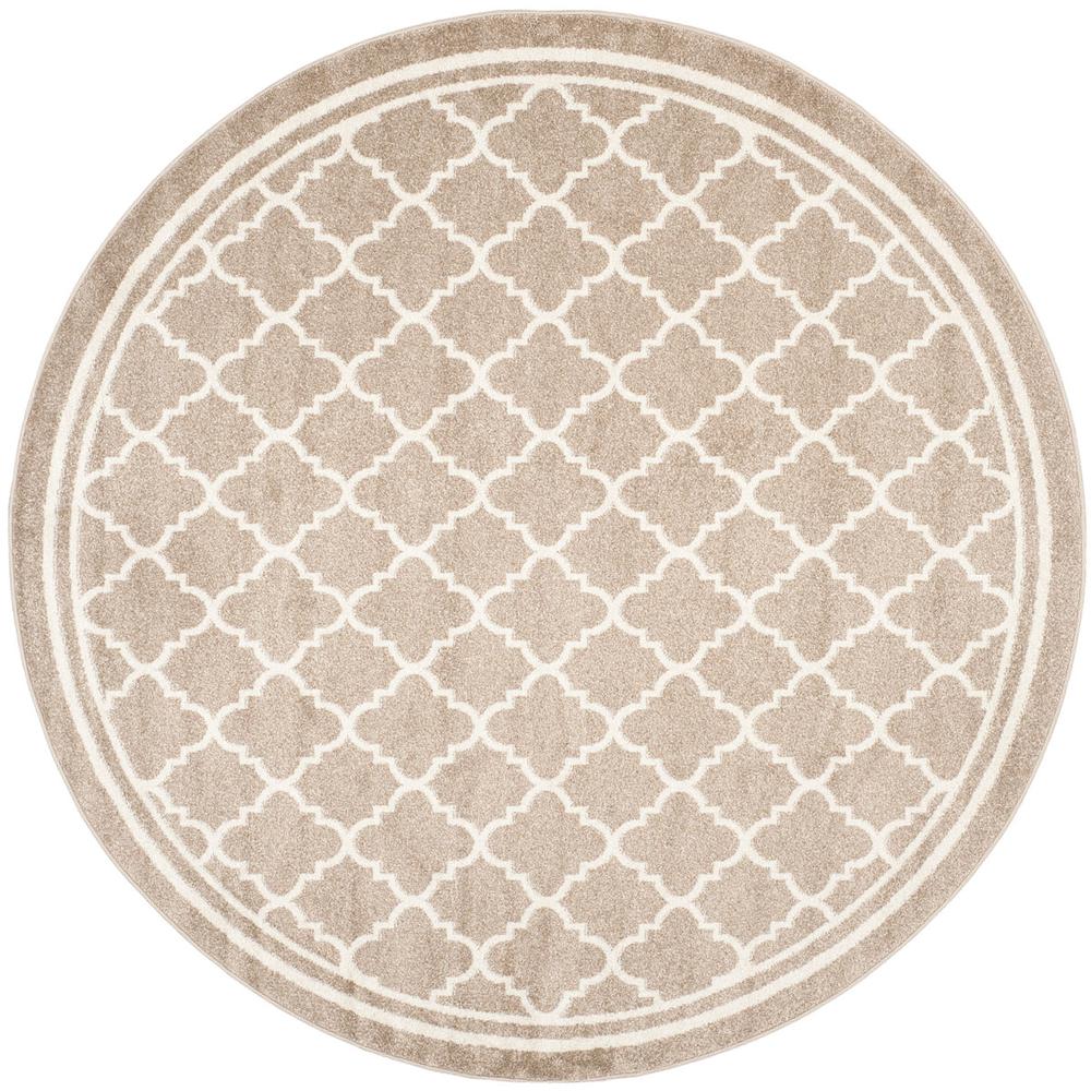 AMHERST, WHEAT / BEIGE, 7' X 7' Round, Area Rug, AMT422S-7R