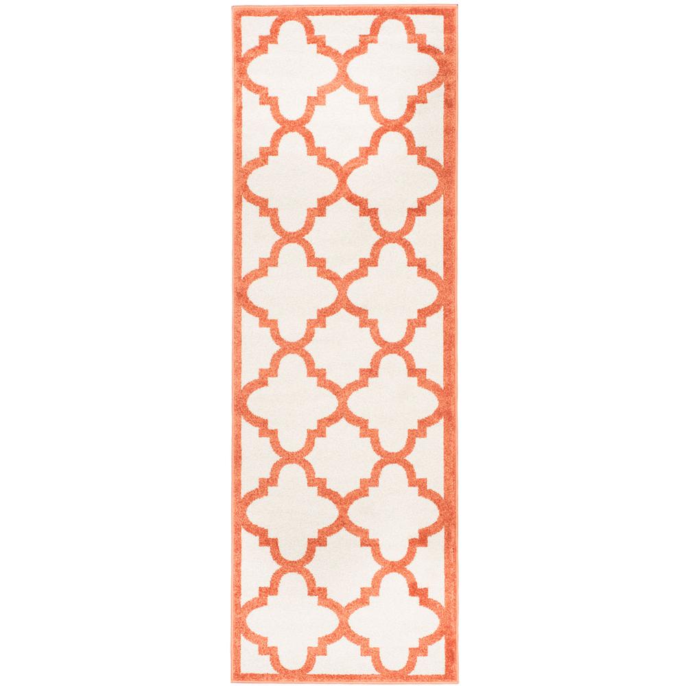 AMHERST, BEIGE / ORANGE, 2'-3" X 7', Area Rug, AMT423F-27