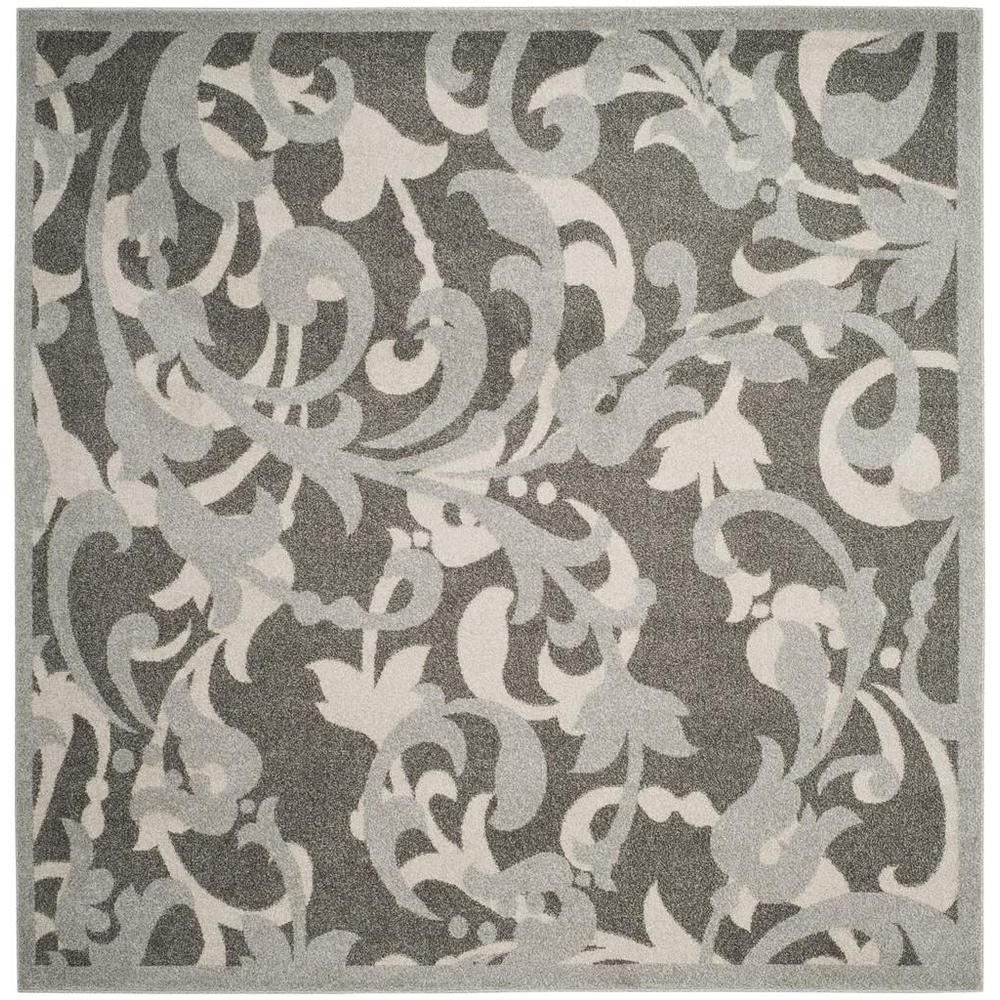 AMHERST, GREY / LIGHT GREY, 7' X 7' Square, Area Rug, AMT428C-7SQ