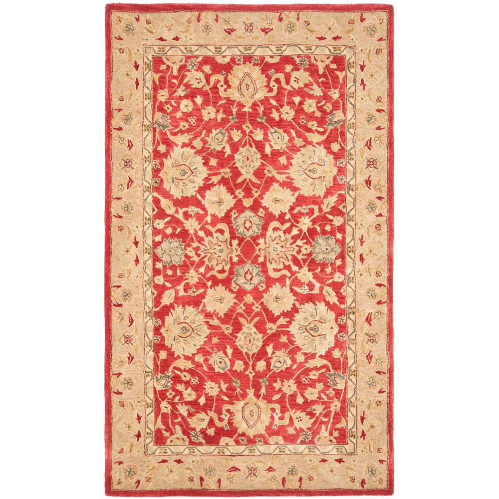ANATOLIA, RED / IVORY, 9'-6" X 13'-6", Area Rug