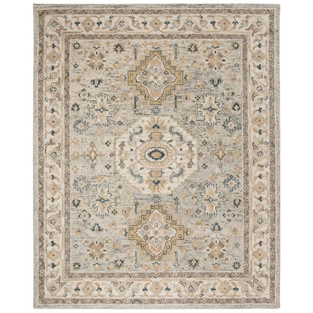 ASPEN, MOSS / IVORY, 8' X 10', Area Rug