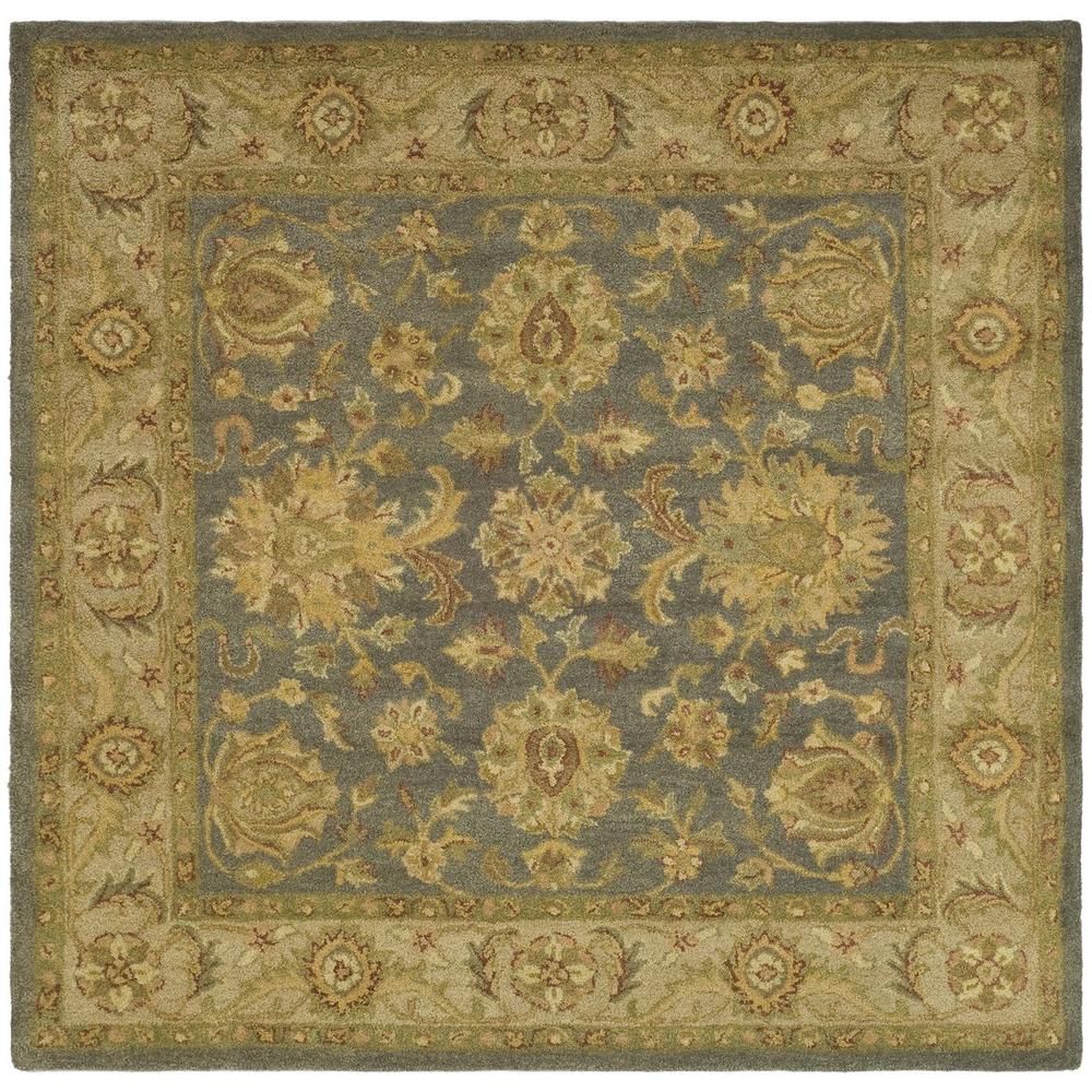 ANTIQUITY, BLUE / BEIGE, 6' X 6' Square, Area Rug, AT312A-6SQ