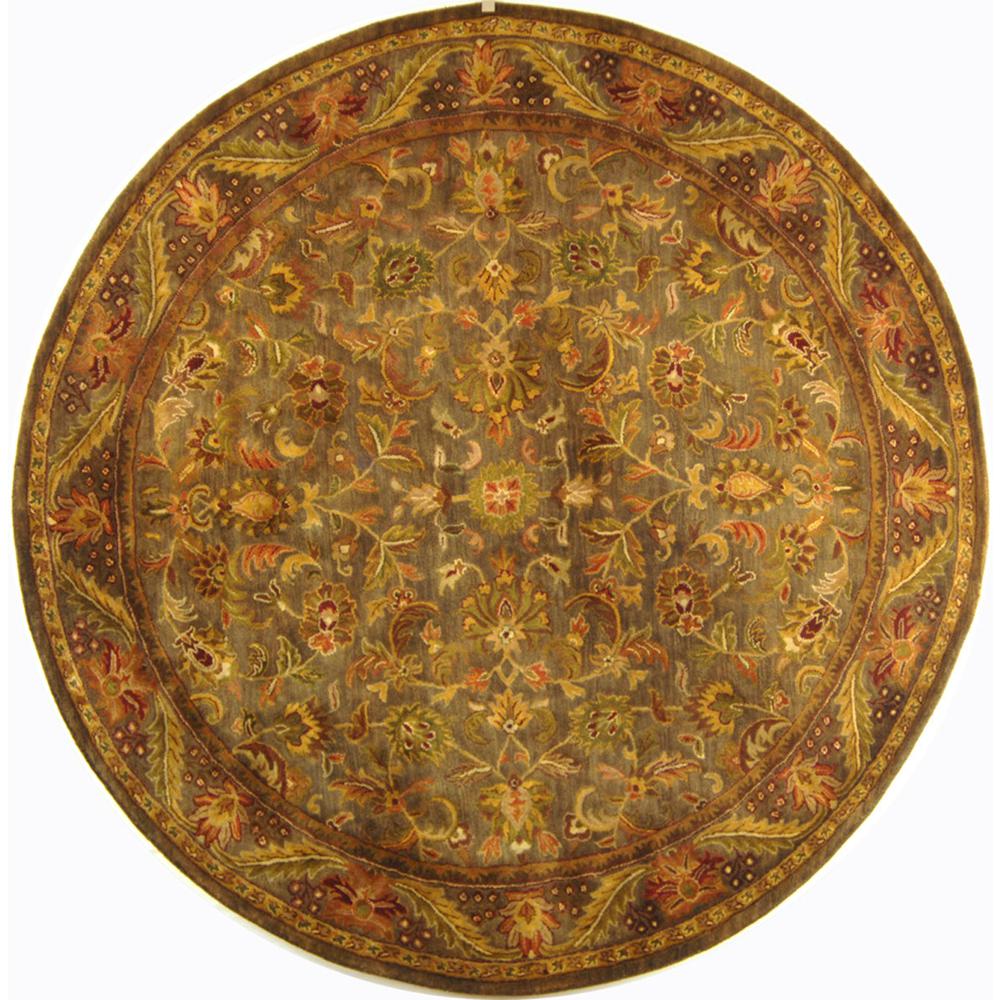 ANTIQUITY, BLUE / GOLD, 8' X 8' Round, Area Rug