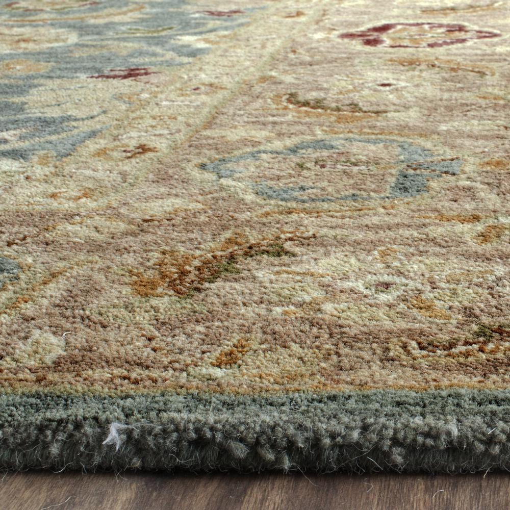 ANTIQUITY, TEAL BLUE / TAUPE, 6' X 9', Area Rug