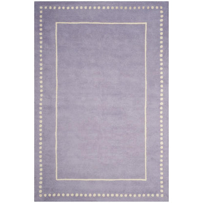 BELLA, LAVANDER / IVORY, 6' X 9', Area Rug