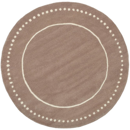 BELLA, BEIGE / IVORY, 5' X 5' Round, Area Rug, BEL151J-5R