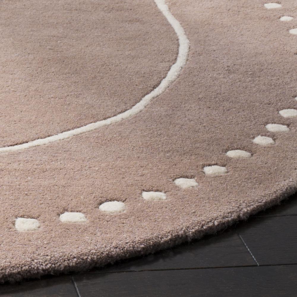 BELLA, BEIGE / IVORY, 5' X 5' Round, Area Rug, BEL151J-5R