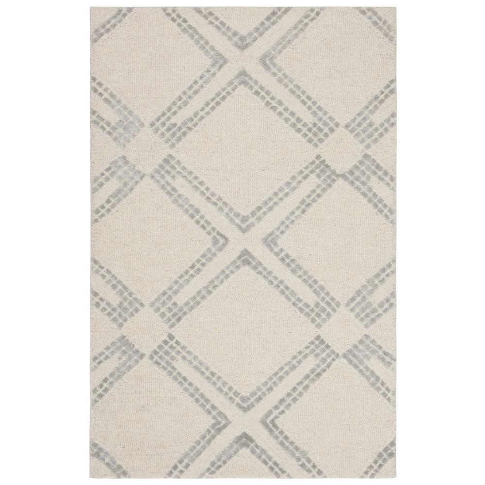 Bellagio, IVORY / SILVER, 2'-6" X 4', Area Rug