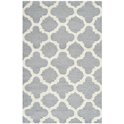 CAMBRIDGE, SILVER / IVORY, 2' X 3', Area Rug, CAM130D-2