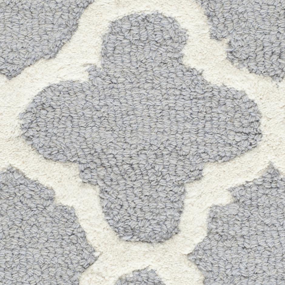 CAMBRIDGE, SILVER / IVORY, 2' X 3', Area Rug, CAM130D-2