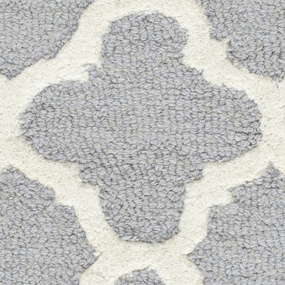 CAMBRIDGE, SILVER / IVORY, 2' X 3', Area Rug, CAM130D-2