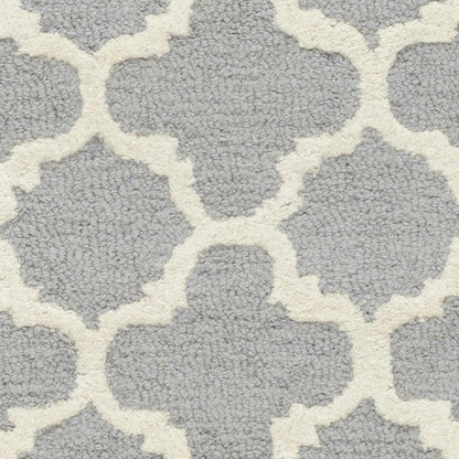 CAMBRIDGE, SILVER / IVORY, 2' X 3', Area Rug, CAM130D-2