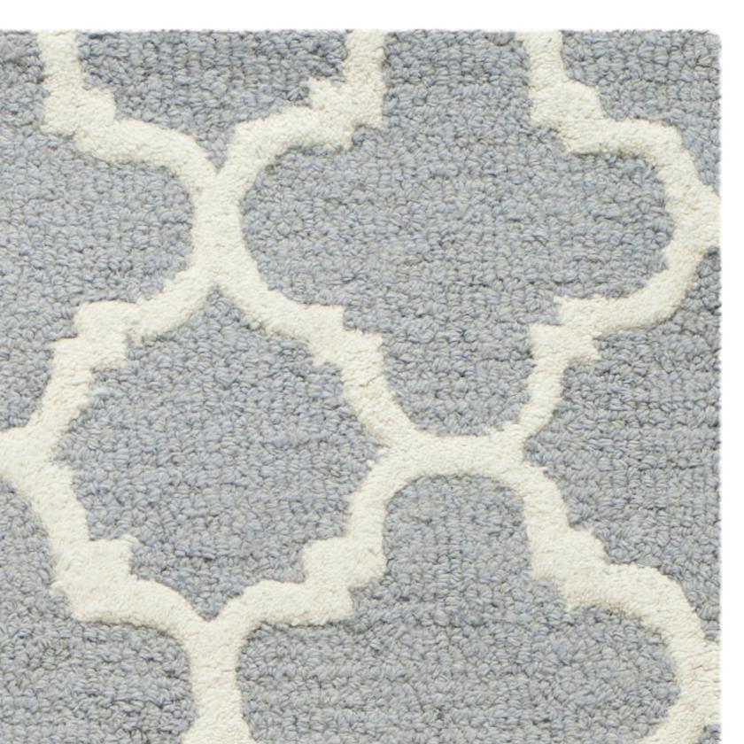 CAMBRIDGE, SILVER / IVORY, 2' X 3', Area Rug, CAM130D-2