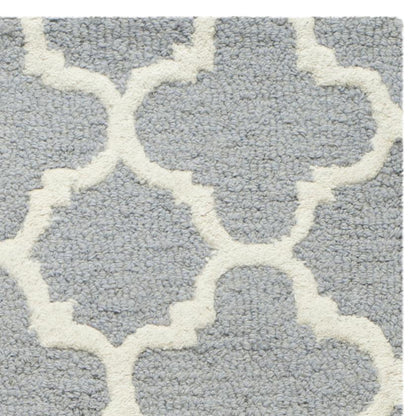 CAMBRIDGE, SILVER / IVORY, 2' X 3', Area Rug, CAM130D-2