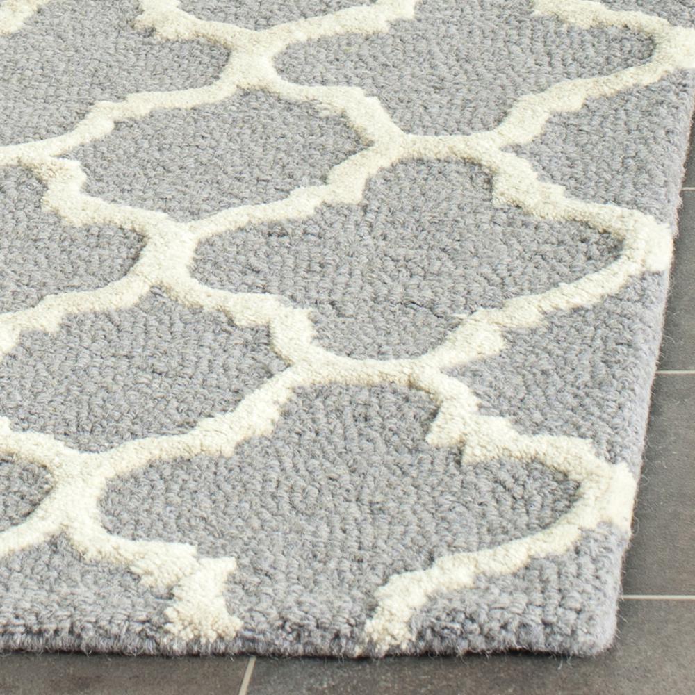 CAMBRIDGE, SILVER / IVORY, 2' X 3', Area Rug, CAM130D-2