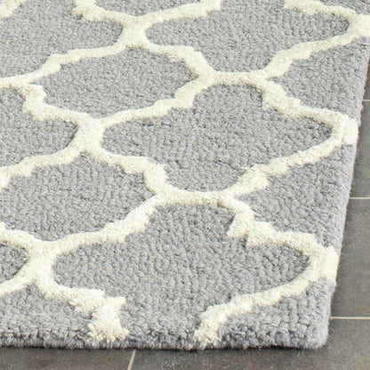 CAMBRIDGE, SILVER / IVORY, 2' X 3', Area Rug, CAM130D-2