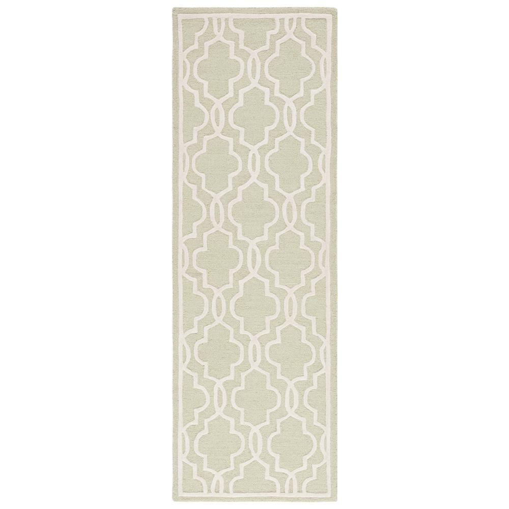 CAMBRIDGE, LIGHT GREEN / IVORY, 2' X 3', Area Rug, CAM131B-2