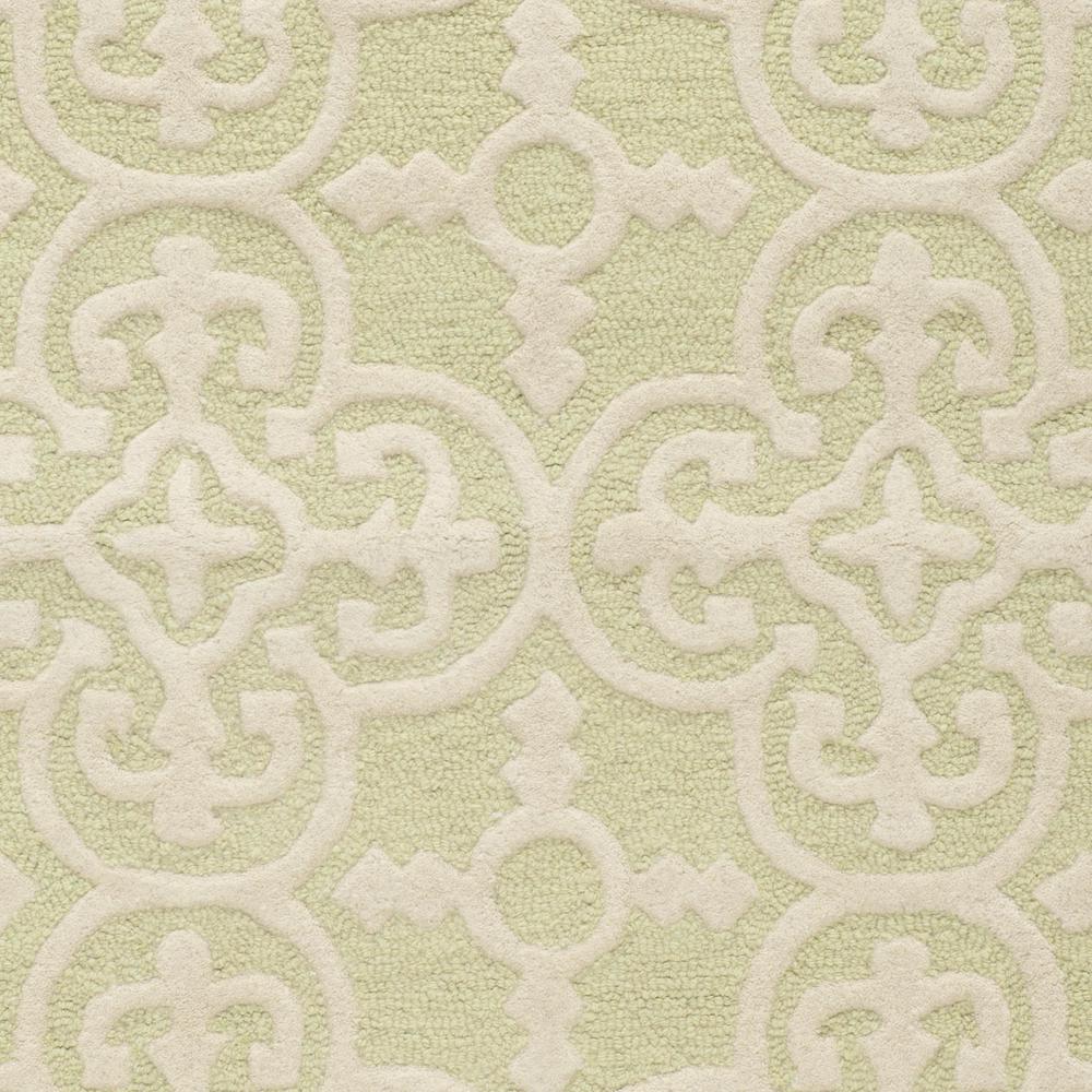 CAMBRIDGE, LIGHT GREEN / IVORY, 4' X 6', Area Rug, CAM133B-4