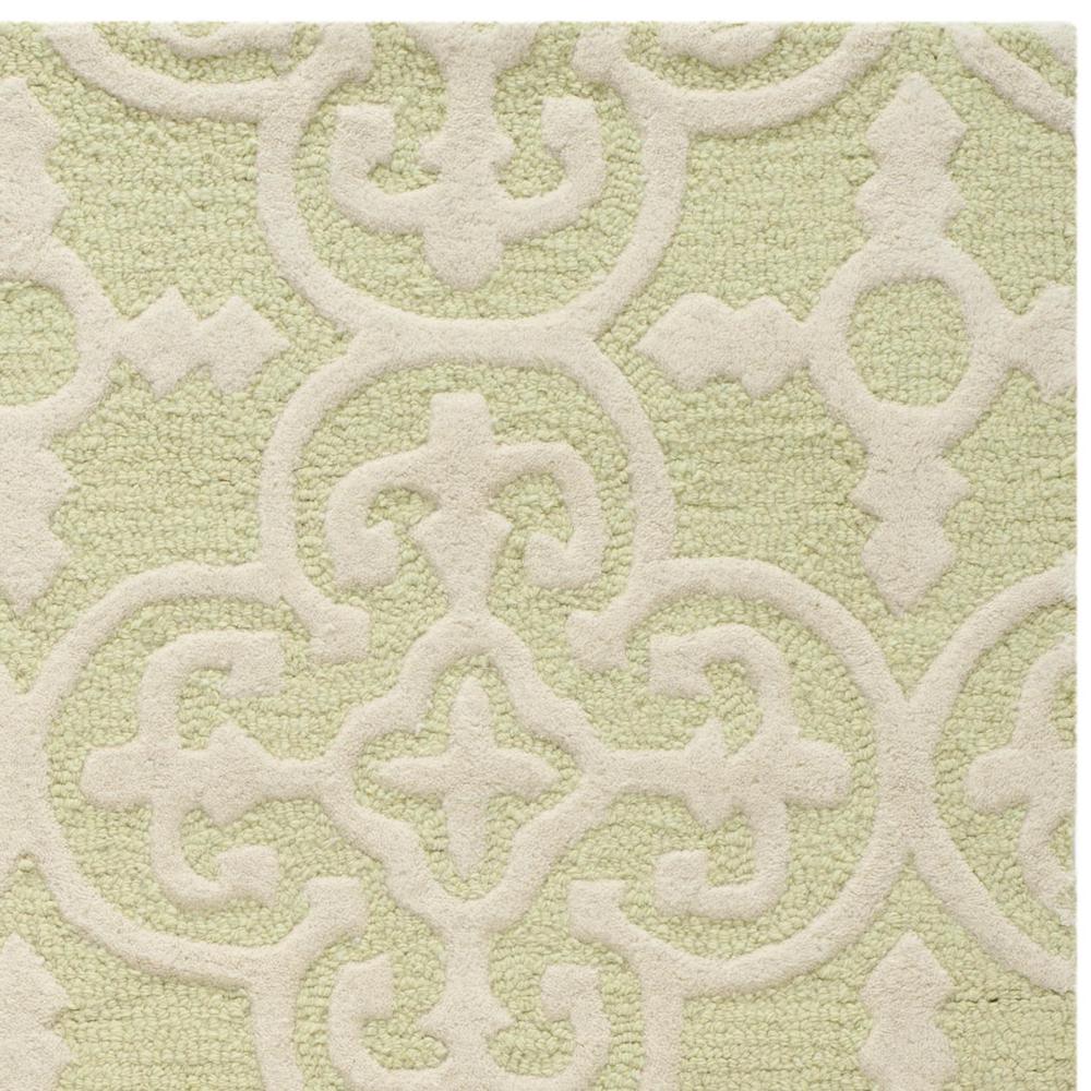 CAMBRIDGE, LIGHT GREEN / IVORY, 4' X 6', Area Rug, CAM133B-4