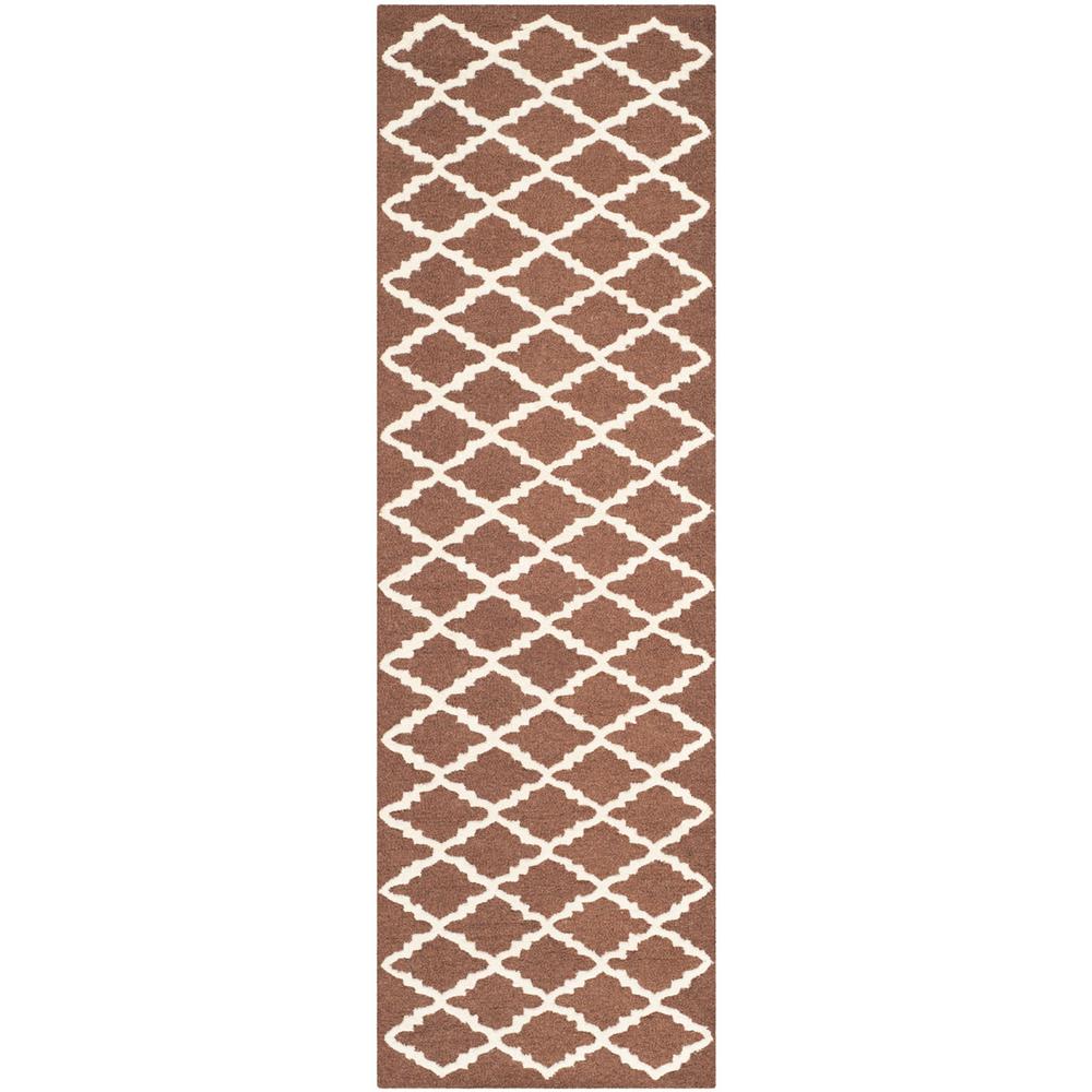 CAMBRIDGE, DARK BROWN / IVORY, 2'-6" X 8', Area Rug, CAM137H-28