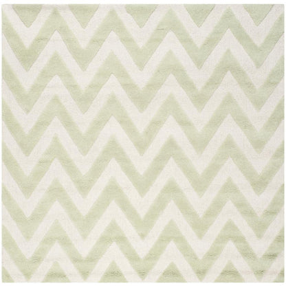 CAMBRIDGE, LIGHT GREEN / IVORY, 6' X 6' Square, Area Rug, CAM139B-6SQ