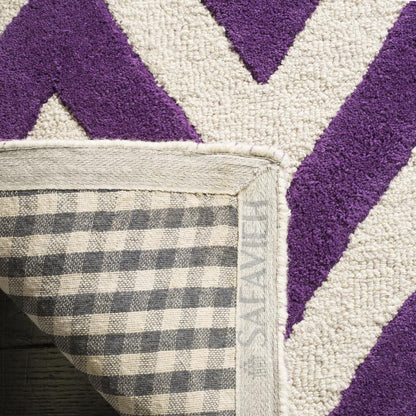 CAMBRIDGE, PURPLE / IVORY, 5' X 8', Area Rug, CAM139K-5