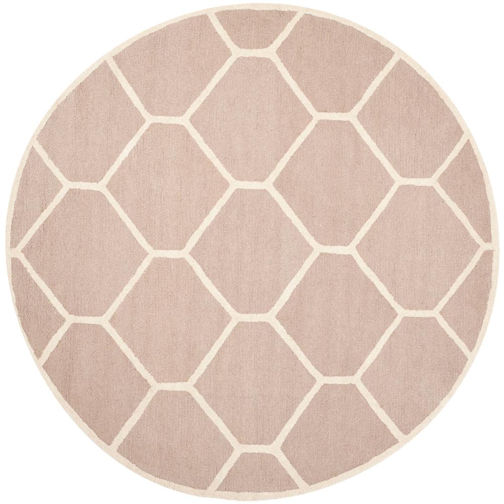 CAMBRIDGE, BEIGE / IVORY, 6' X 6' Round, Area Rug, CAM144J-6R