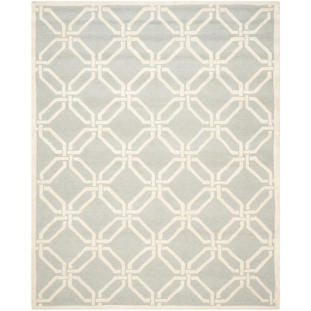 CAMBRIDGE, LIGHT GREY / IVORY, 8' X 10', Area Rug, CAM311L-8
