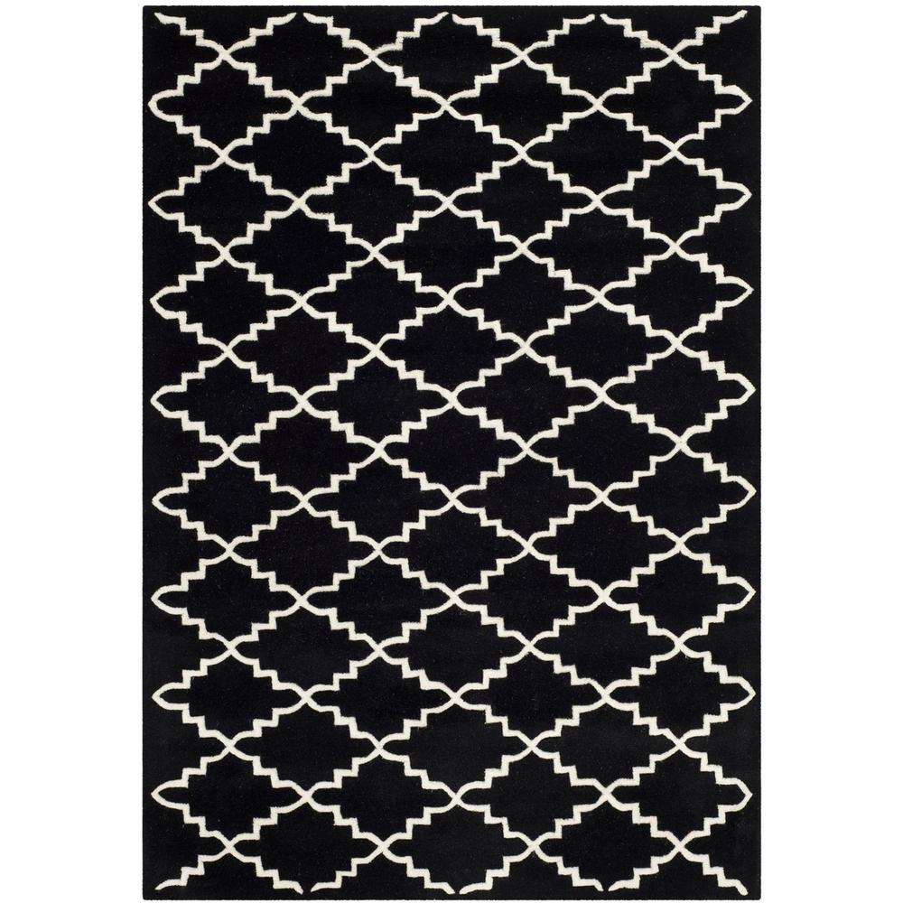 CHATHAM, BLACK / IVORY, 4' X 6', Area Rug, CHT721K-4