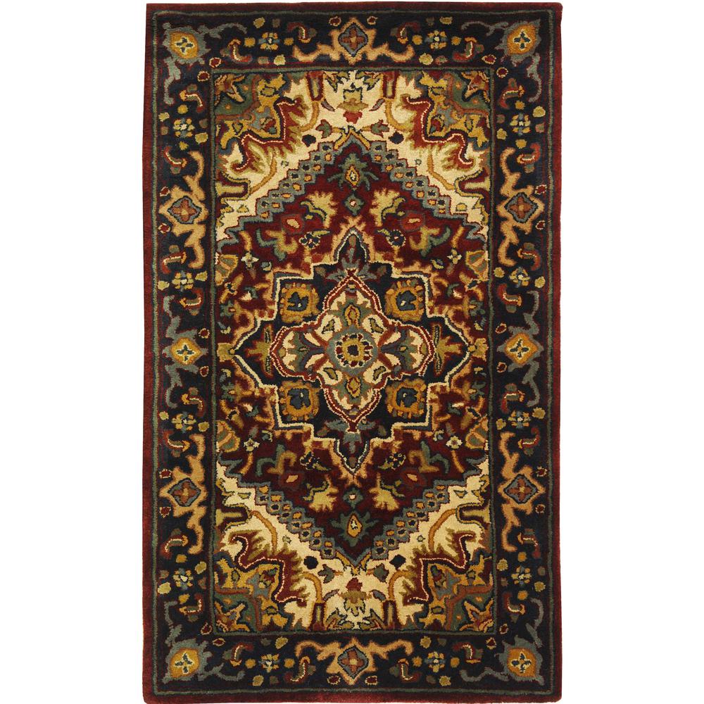 CLASSIC, ASSORTED / RED, 3' X 5', Area Rug