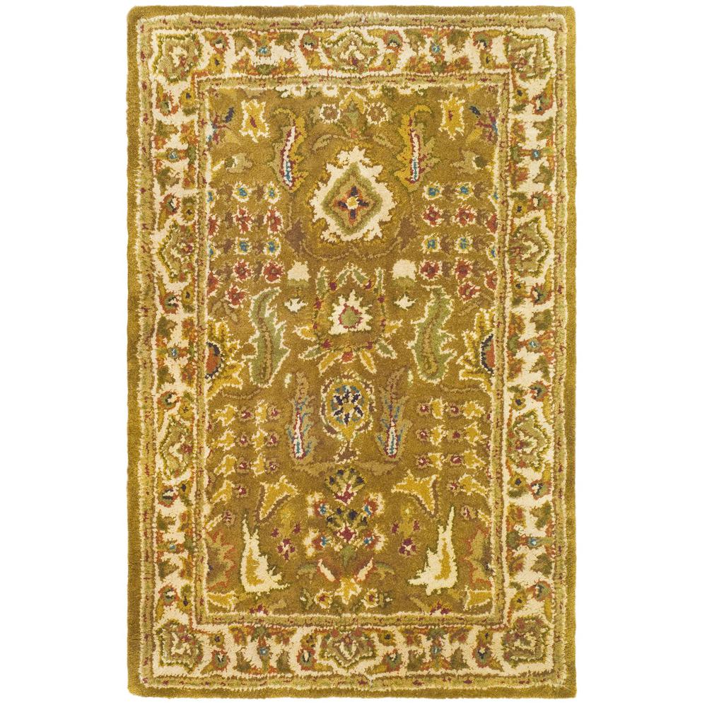 CLASSIC, GOLD / BEIGE, 2' X 3', Area Rug