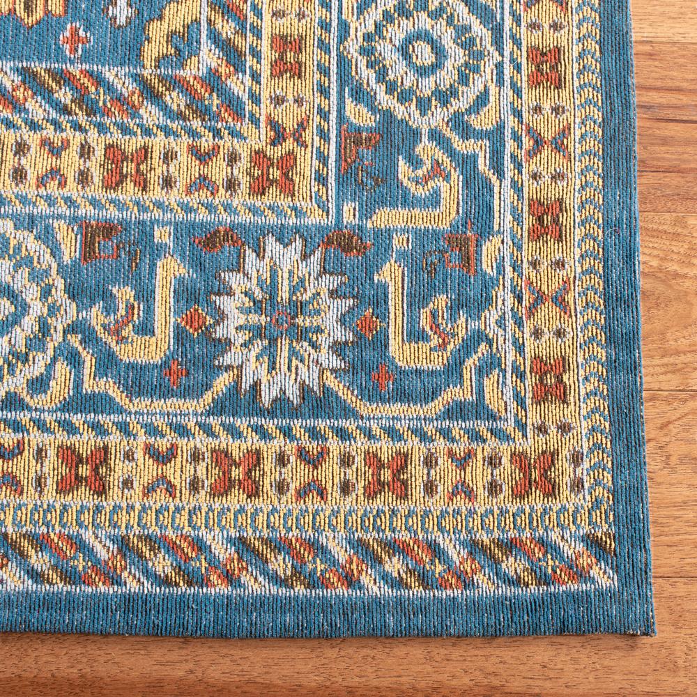 CLV-CLASSIC VINTAGE, BLUE / GOLD, 5' X 8', Area Rug