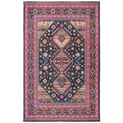 CLV-CLASSIC VINTAGE, NAVY / PINK, 5' X 8', Area Rug