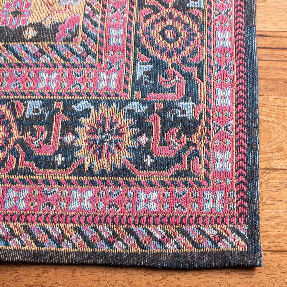 CLV-CLASSIC VINTAGE, NAVY / PINK, 5' X 8', Area Rug