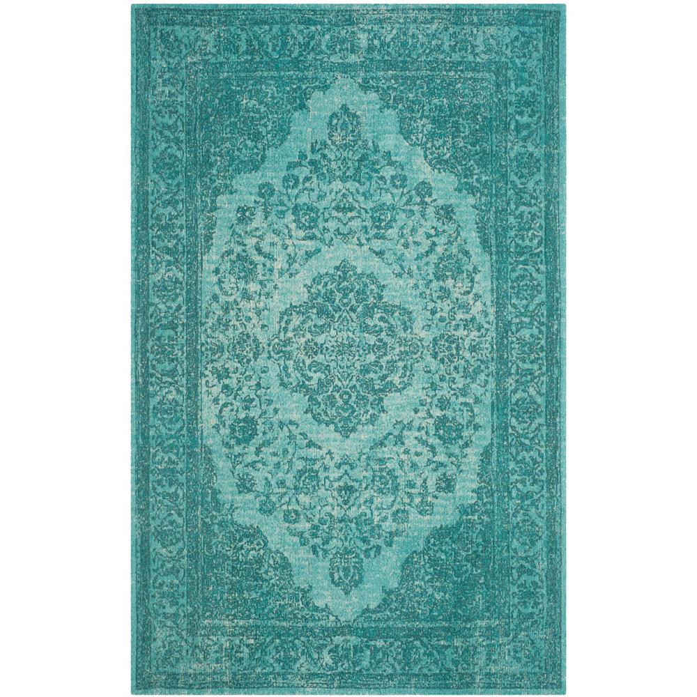 CLV-CLASSIC VINTAGE, AQUA, 5' X 8', Area Rug, CLV121E-5