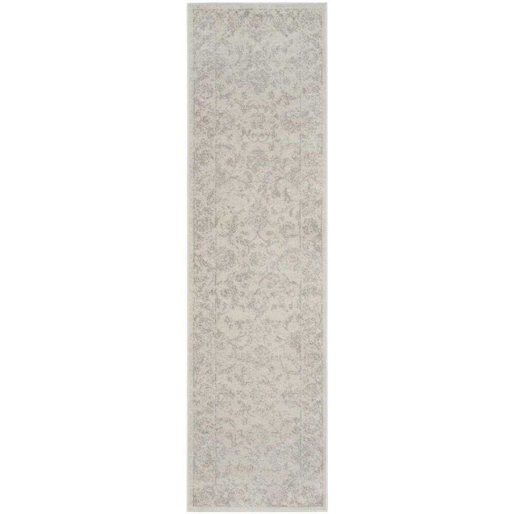 CARNEGIE, CREAM / LIGHT GREY, 2'-3" X 12', Area Rug, CNG621C-212