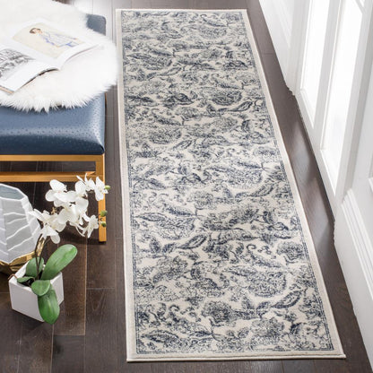 CARNEGIE, CREAM / LIGHT GREY, 2'-3" X 8', Area Rug, CNG622C-28