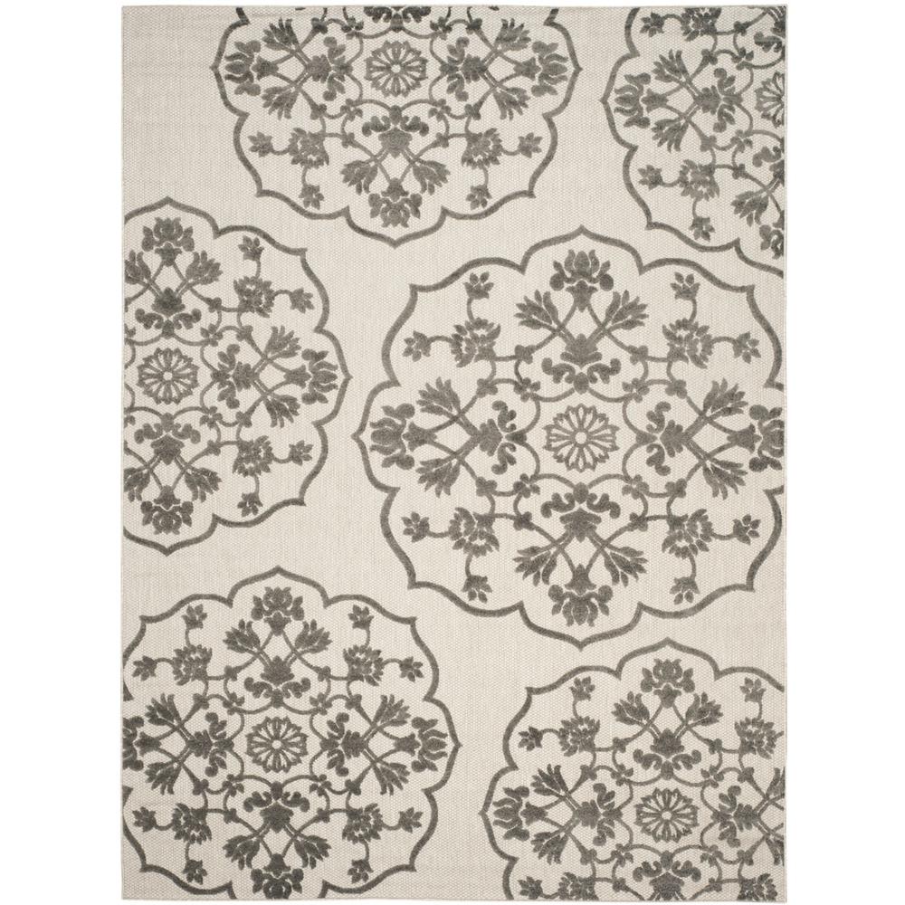 COTTAGE, CREAM / GREY, 8' X 11'-2", Area Rug, COT912C-8