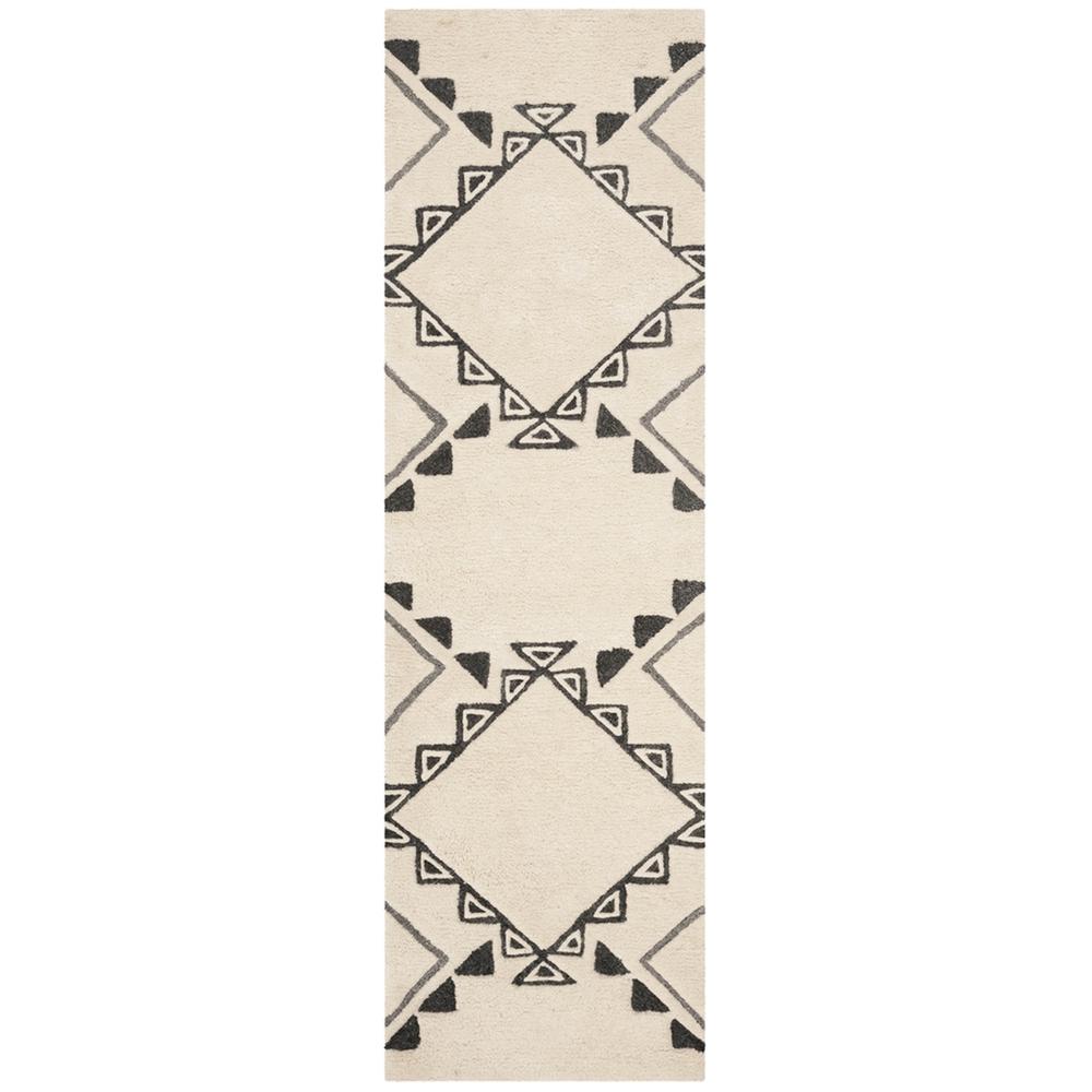 CASABLANCA, IVORY / GREY, 2'-3" X 8', Area Rug, CSB303A-28