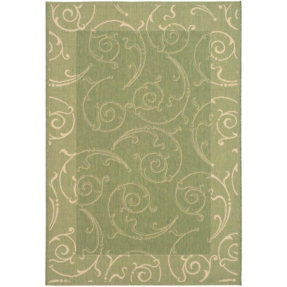 COURTYARD, OLIVE / NATURAL, 2' X 3'-7", Area Rug, CY2665-1E06-2
