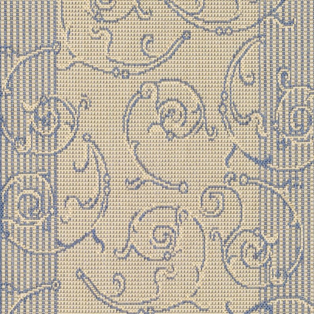 COURTYARD, NATURAL / BLUE, 2' X 3'-7", Area Rug, CY2665-3101-2