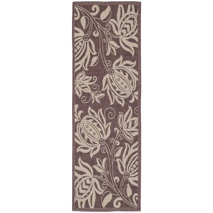 COURTYARD, CHOCOLATE / NATURAL, 2'-3" X 6'-7", Area Rug, CY2961-3409-27