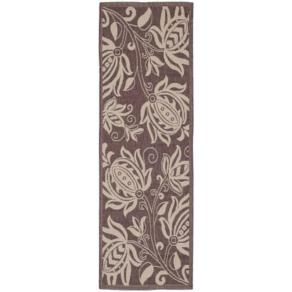 COURTYARD, CHOCOLATE / NATURAL, 2'-3" X 6'-7", Area Rug, CY2961-3409-27