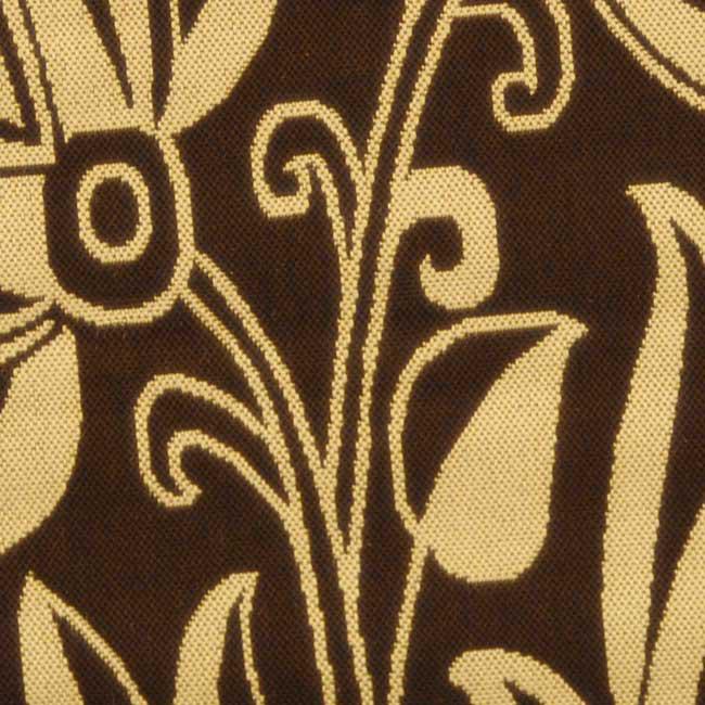 COURTYARD, CHOCOLATE / NATURAL, 5'-3" X 7'-7", Area Rug, CY2961-3409-5